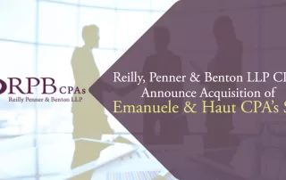 Reilly, Penner & Benton LLP CPA’s Announce Acquisition of Emanuele & Haut CPA’s SC